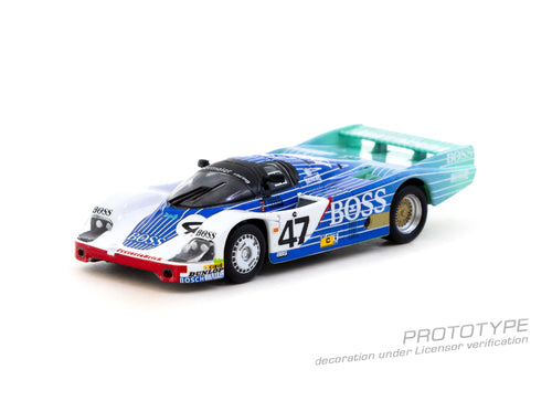 Load image into Gallery viewer, (Pre-order) Tarmac Works 1/64 Porsche 956  Le Mans 1984 #47 Diecast Model Car
