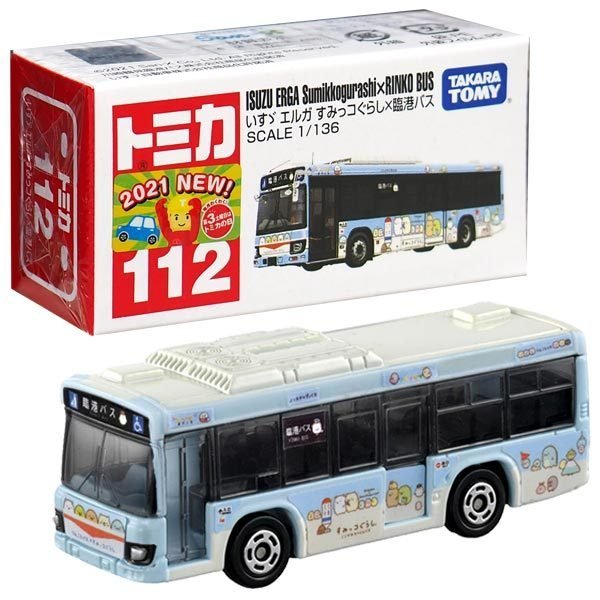 Takara Tomy Tomica Diecast Model Car No112 - Isuzu Isuzu Erga Rinko Sumikko Bus