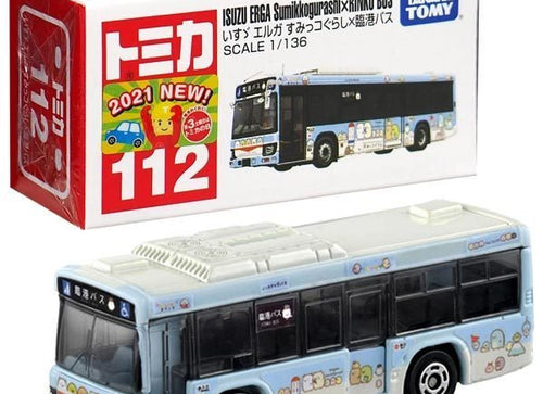 Load image into Gallery viewer, Takara Tomy Tomica Diecast Model Car No112 - Isuzu Isuzu Erga Rinko Sumikko Bus
