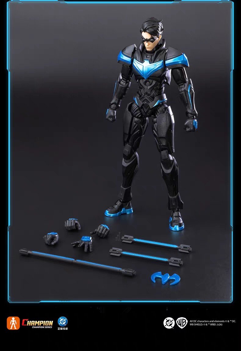 Blokees DC Champion class 03 Nightwing 1:12 Model Kit Figure 15cm