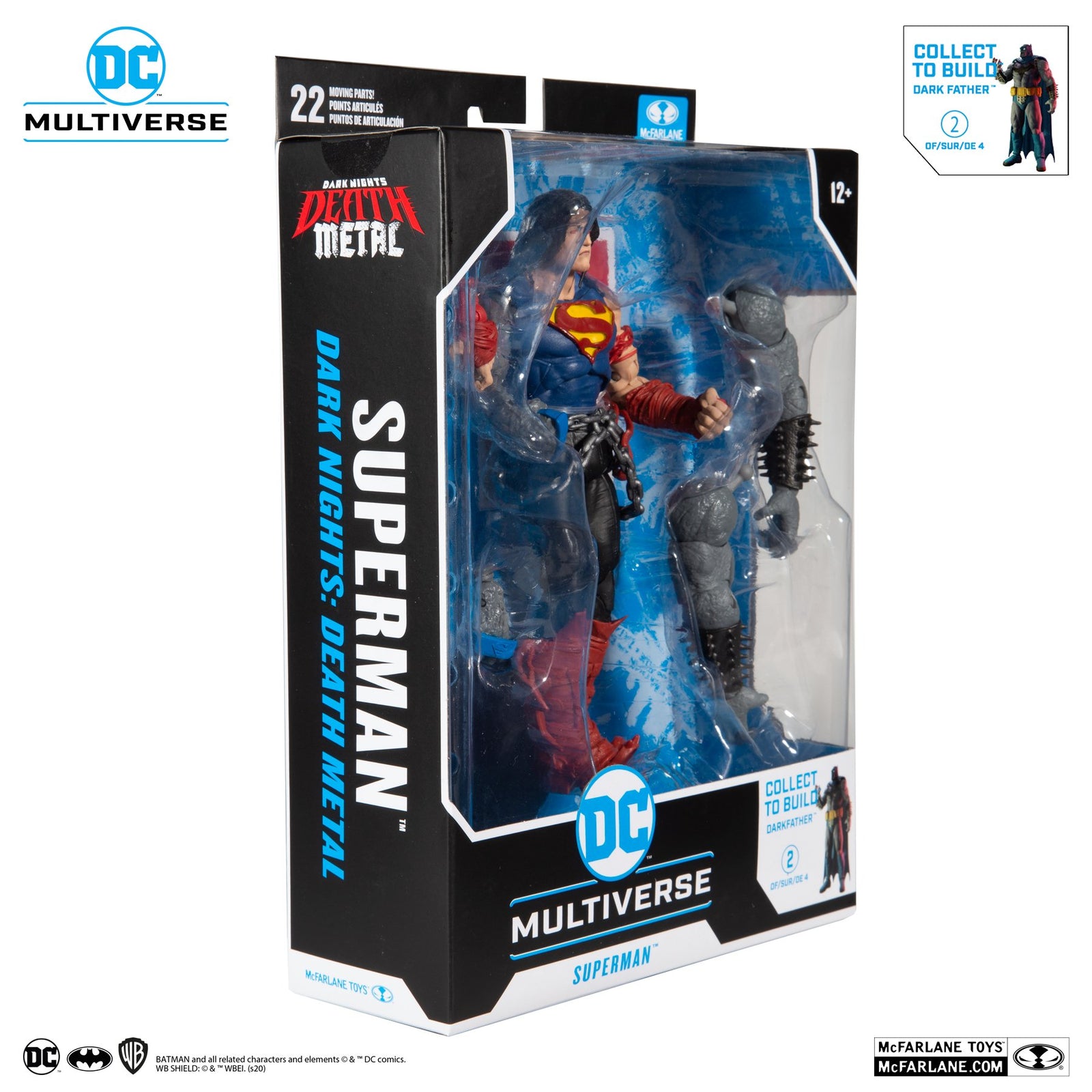 McFarlane Toy DC Death Metal Build-A (Dark Father.)- Superman  7' Action Figure