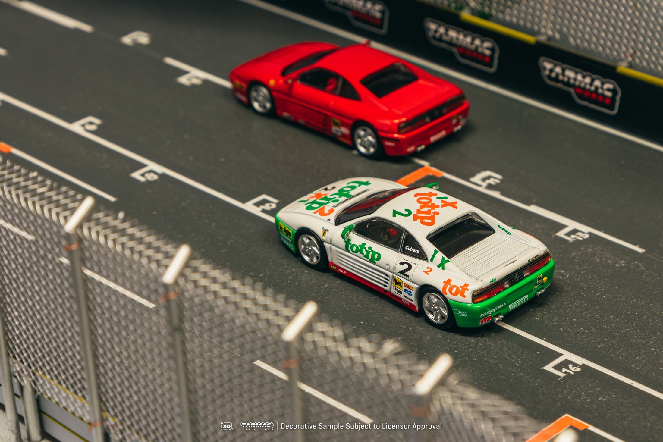 Tarmac Works 1/64 Ferrari 348 Challenge 1993  Paolo Cutrera Car