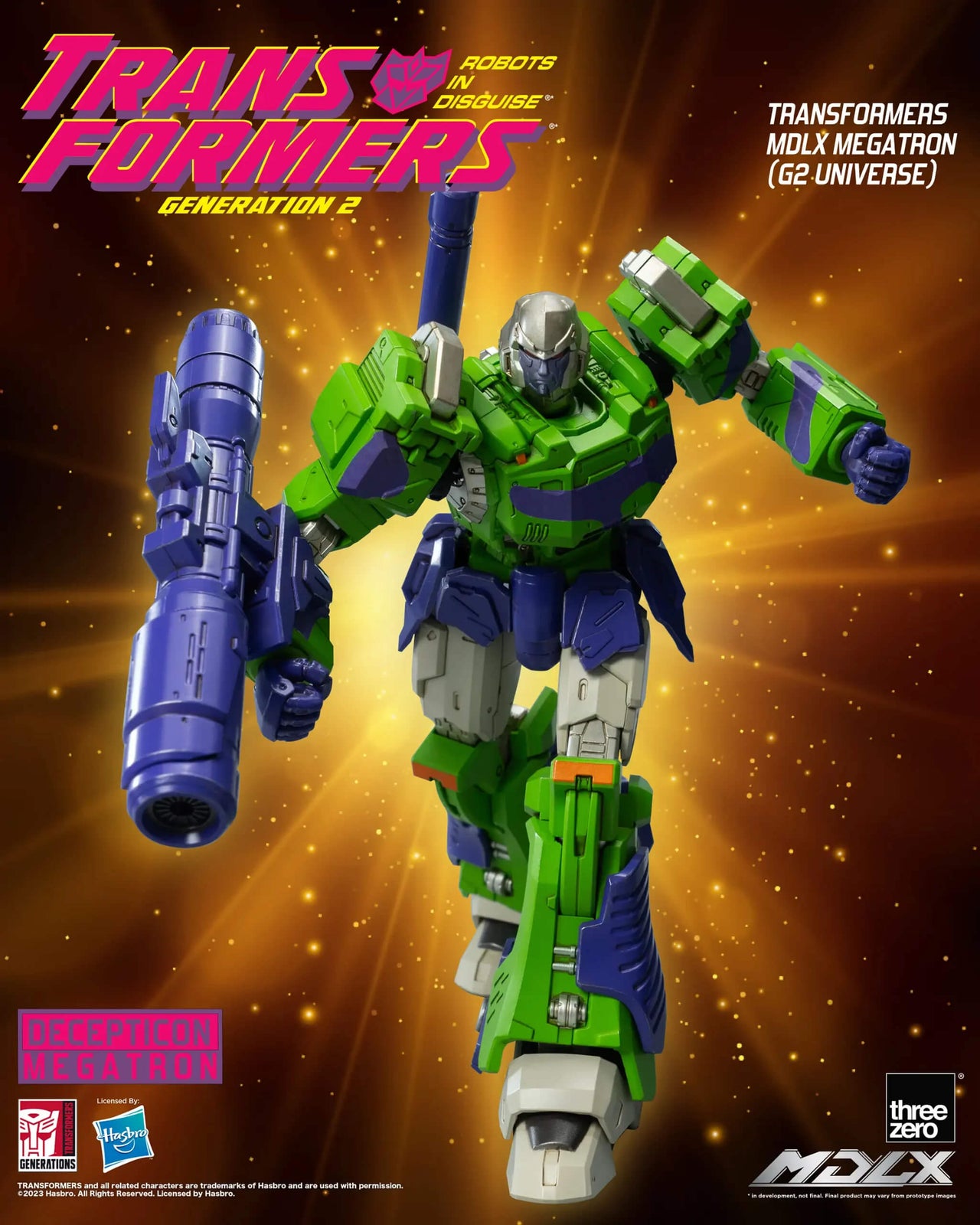 Threezero MDLX Action Figure - Transformers Megatron (G2 Universe)