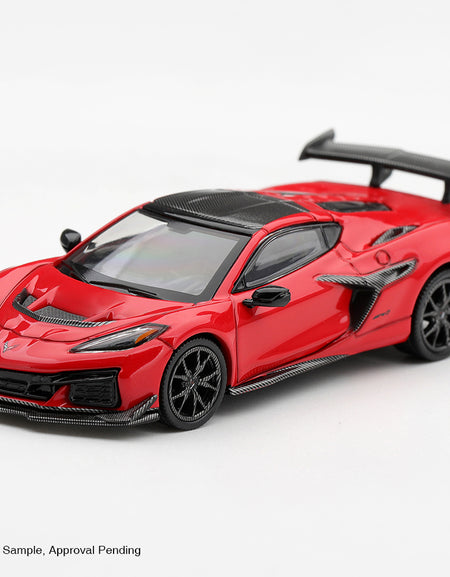 (Pre-order) Mini GT #1420 Chevrolet Corvette ZR1 Torch Red LHD Diecast Model Car