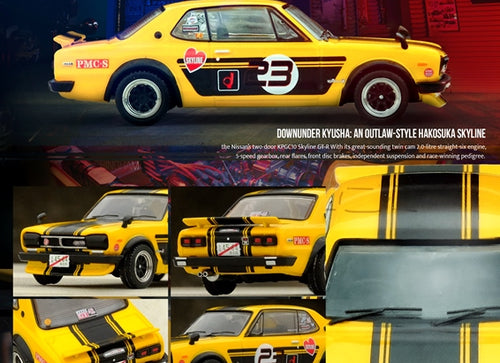 Load image into Gallery viewer, INNO64 Models 1/64 Nissan Skyline 2000 GT-R (KPGC10) Yellow
