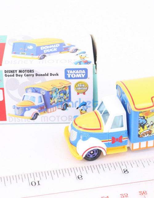 Load image into Gallery viewer, Takara Tomy Disney Motors Goodday Carry Donald Duck Special Diecast toy car new
