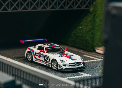 Load image into Gallery viewer, (Pre-order)Tarmac Works 1/64 Mercedes-Benz SLS AMG GT3 12h Zandvoort 2014 Winner

