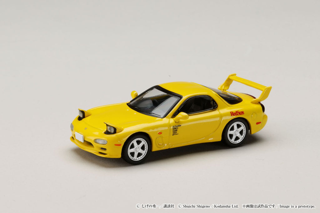 Hobby Japan 1/64 Mazda RX-7 (FD3S) RedSuns Initial D Keisuke Takahashi VS Takumi