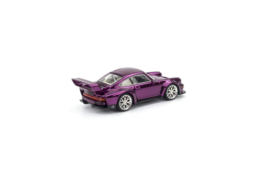 Load image into Gallery viewer, (Pre-order) POP RACE SINGER DLS TURBO PURPLE Diecast Model Car #PR640631
