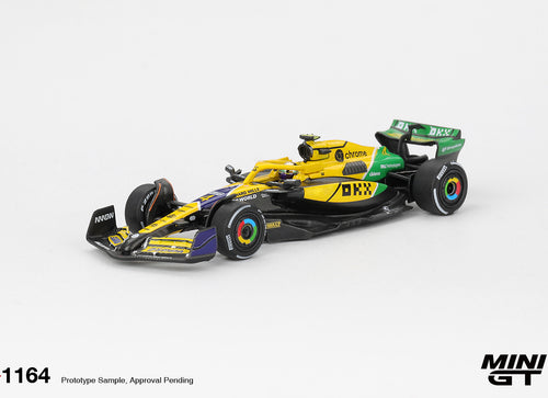 Load image into Gallery viewer, (Pre-order) MINI GT #1164 McLaren MCL38 #4 Lando Norris 2024 F1  2024 Monaco GP
