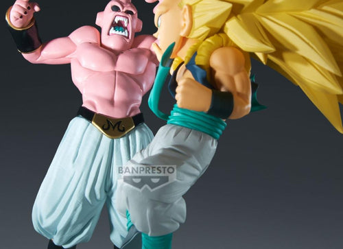 Load image into Gallery viewer, Banpresto Dragon ball z match makers majin buu vs super saiyan 3 gotenks set
