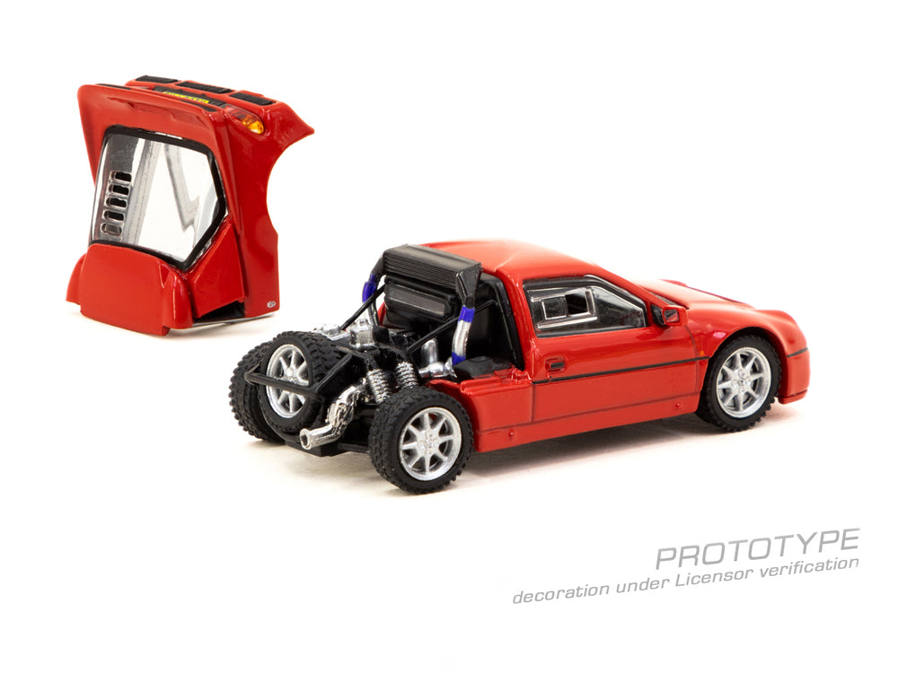 Tarmac Works 1/64 Ford RS200 Red Diecast Model Car