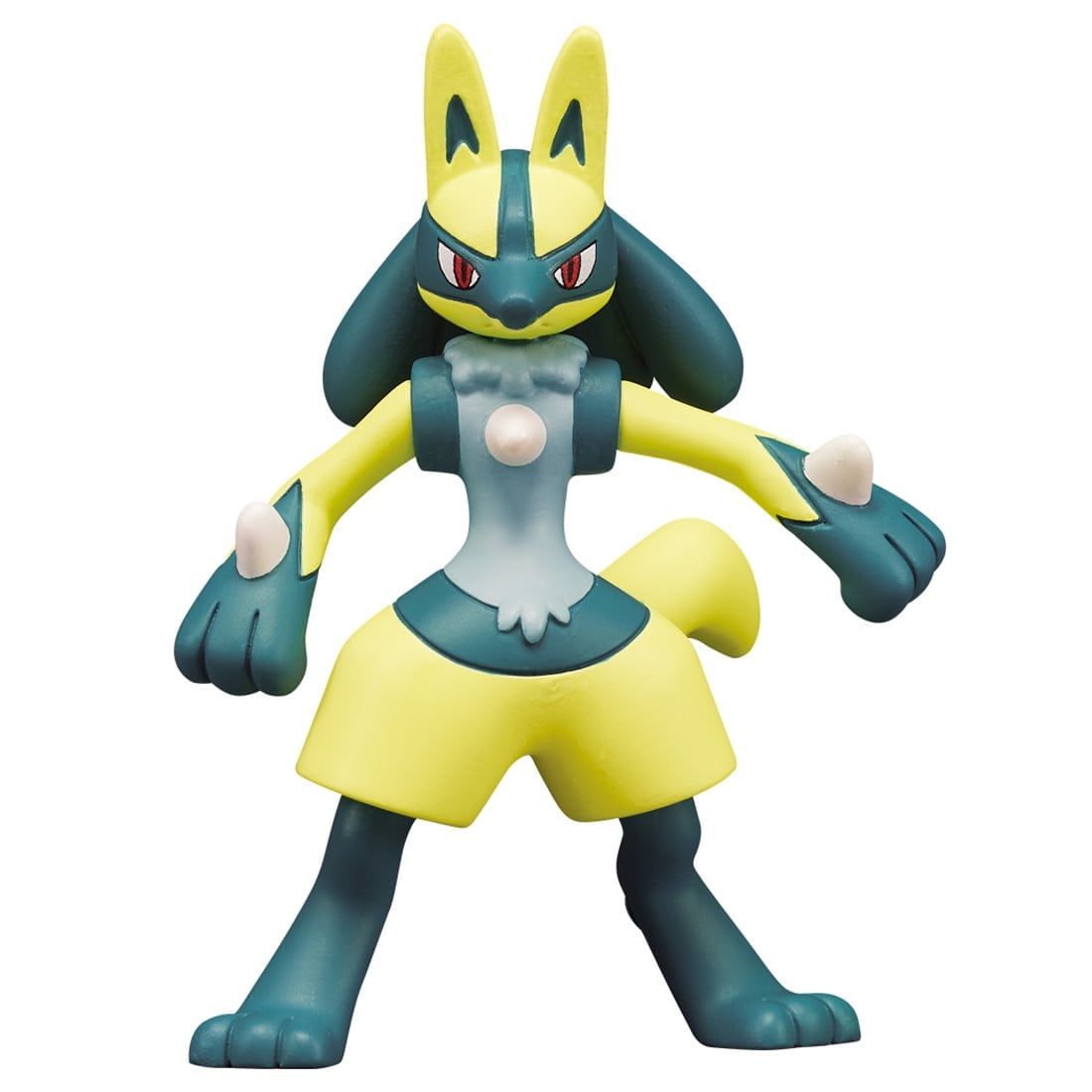 Takara Tomy - Pokemon Moncolle  MS-54 Yellow Lucario Box Packing 4CM Mini Figure