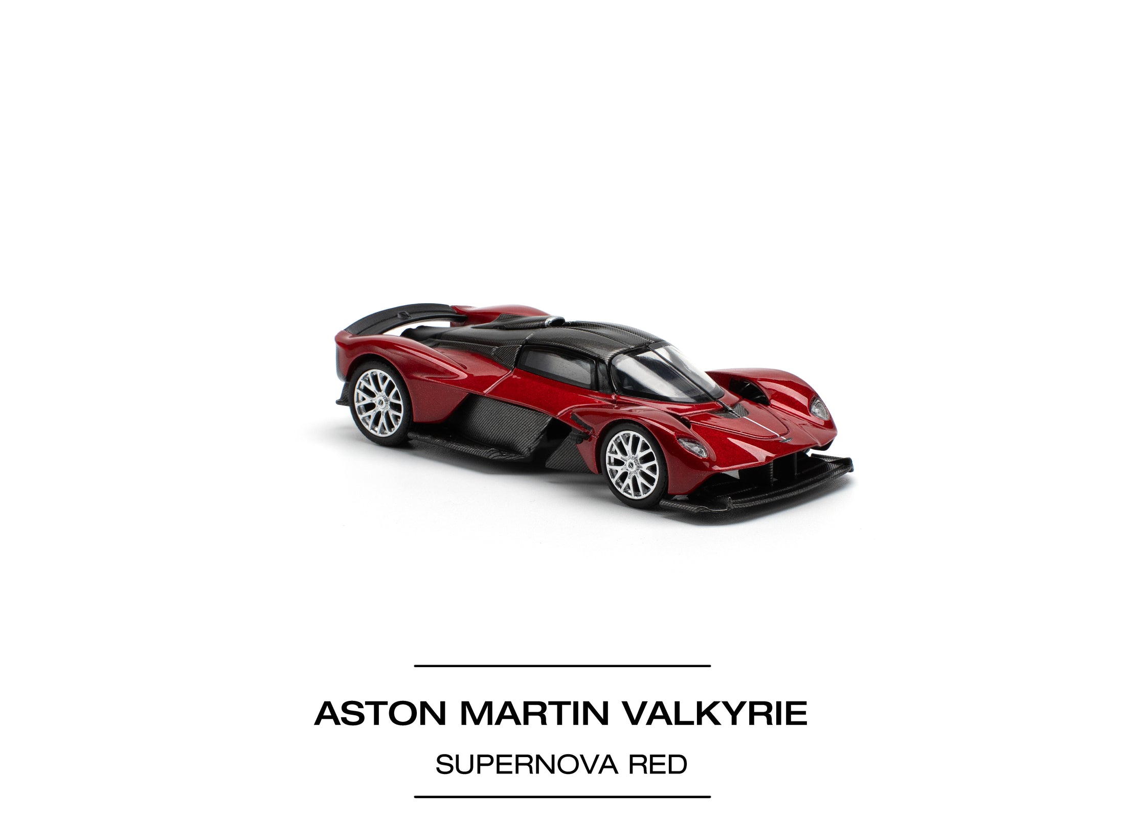 POPRACE 1/64 ASTON MARTIN VALKYRIE SUPERNOVA RED Diecast model car