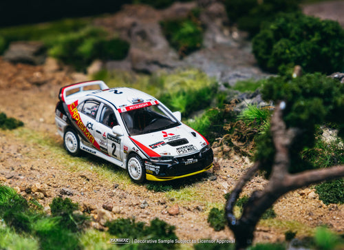 Load image into Gallery viewer, (Pre-order) Tarmac Works 1/64 Mitsubishi Carisma GT Evolution IV RAC Rally 1997
