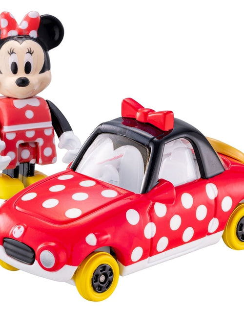Load image into Gallery viewer, Takara Tomy Dream Tomica Diecast #182 1/48 Disney Motors Popute Minnie Mouse
