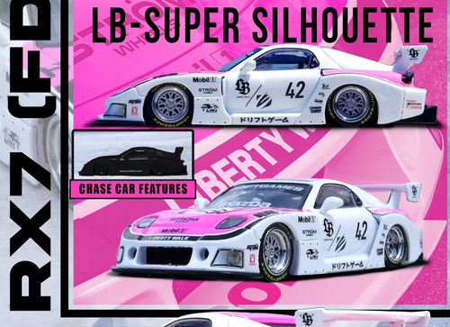Load image into Gallery viewer, (Pre-order) INNO64 1/64 MAZDA RX7 (FD3S) LB-SUPER SILHOUETTE "DRIFT GAMES 2025"
