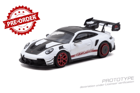 (Pre-order) Tarmac Works 1/64 Porsche GT3RS (992.1) MR White Red Tarmac Special