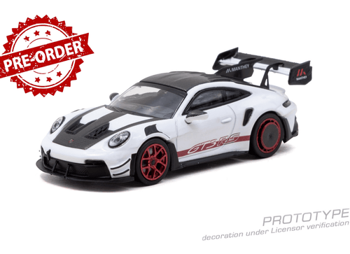 Load image into Gallery viewer, (Pre-order) Tarmac Works 1/64 Porsche GT3RS (992.1) MR White Red Tarmac Special
