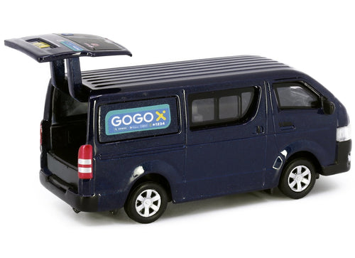 Load image into Gallery viewer, Tiny City 17 Die-cast Model Car - Toyota Hiace GOGOX (Metallic Blue)
