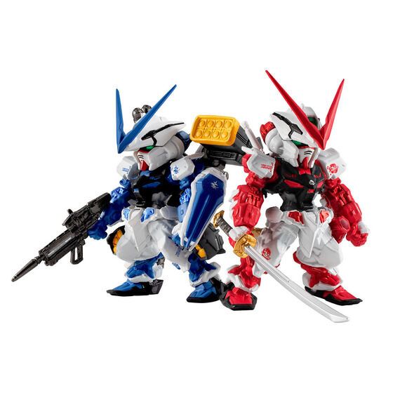 Bandai FW GUNDAM CONVERGE CORE Astray RED & BLUE Set W/O GUM Figures