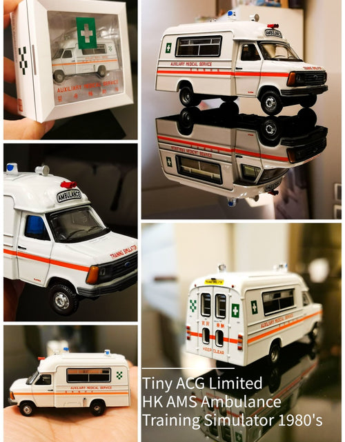 Load image into Gallery viewer, Tiny City Exhibition Exclusive Diecast Car HK AMS Ambulance Training Simulator
