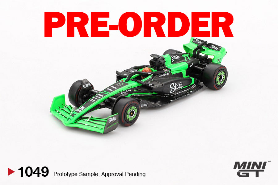 (Pre-order) Mini GT #1049 Kick Sauber C44 #77 Valtteri Bottas 2024 F1 Chinese GP
