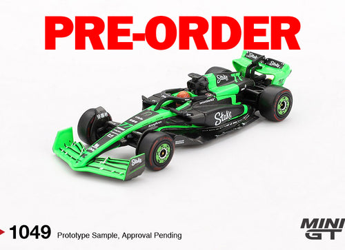 Load image into Gallery viewer, (Pre-order) Mini GT #1049 Kick Sauber C44 #77 Valtteri Bottas 2024 F1 Chinese GP
