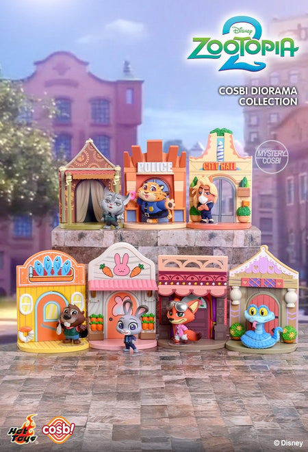 Hot Toys Disney Zootopia 2 Cosbi Diorama Collection (Set of 6) #CBX304