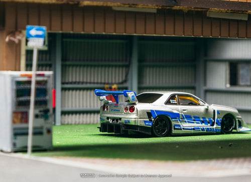 Load image into Gallery viewer, (Pre-order) Tarmac Works 1/64 LB-ER34 Super Silhouette SKYLINE MGMINI Diecast

