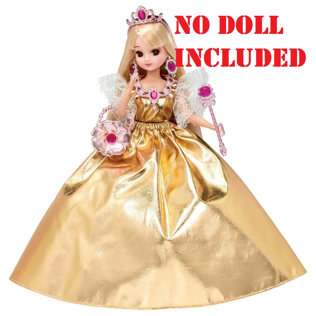 Takara Tomy Licca Fantasy Princess Magical Jewellery Dress (NOT INCLUDE DOLL)