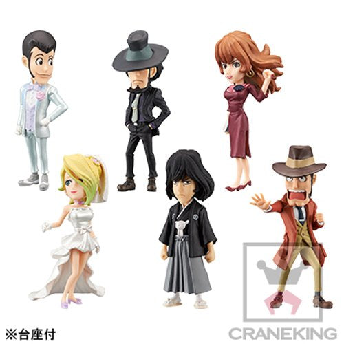 Banpresto Lupin The Third World Collectable Figure II Set of 6 Lupin Rebecca etc
