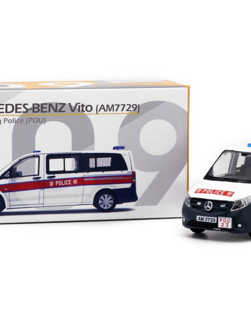 Load image into Gallery viewer, Tiny City Diecast Model Car #109 - Mercedes-Benz Vito Hong Kong Police

