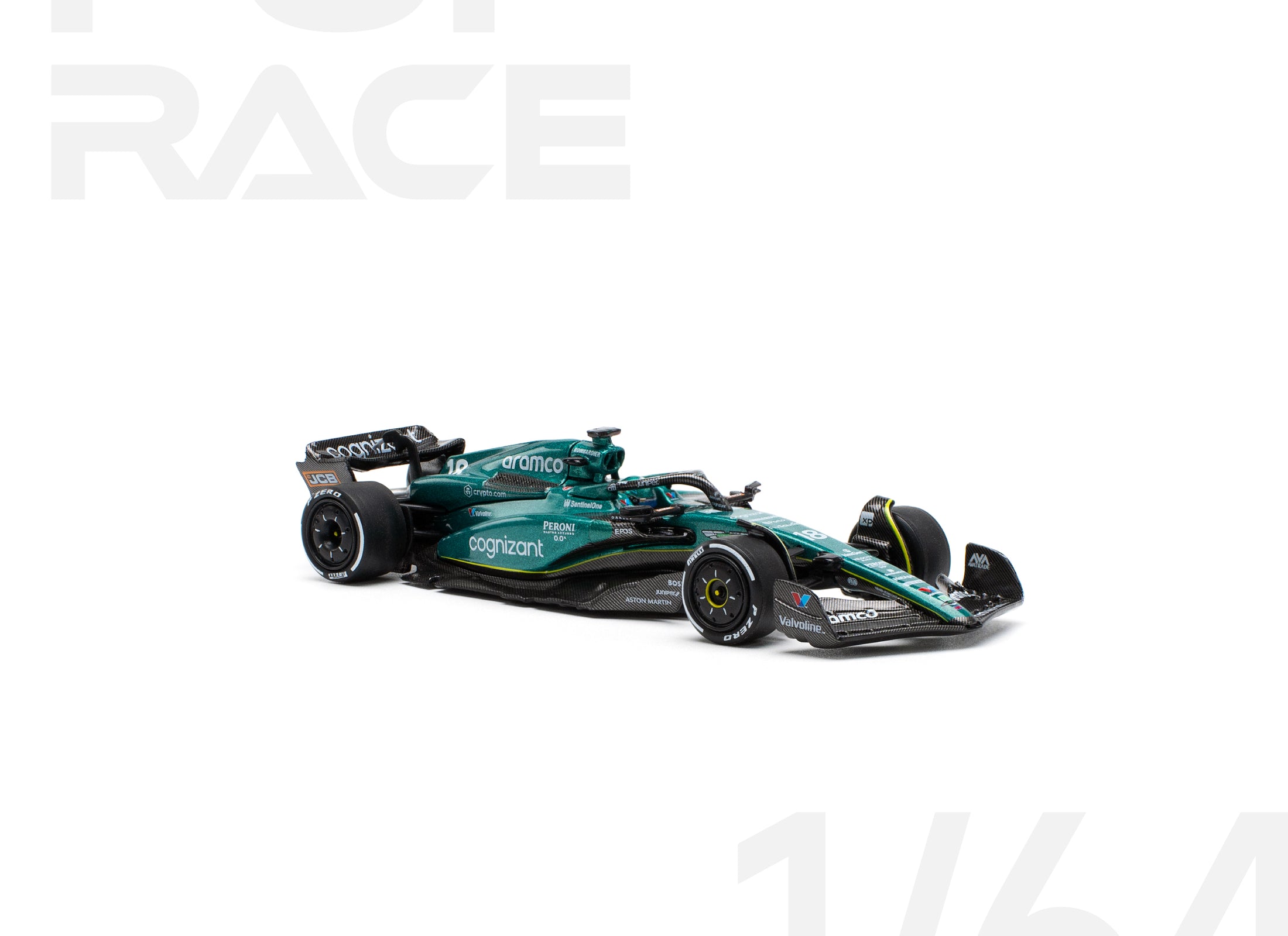 (Pre-order) POPRACE 1/64 ASTON MARTIN AMR23 LANCE STROLL Diecast Model Car