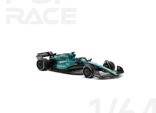 Load image into Gallery viewer, (Pre-order) POPRACE 1/64 ASTON MARTIN AMR23 LANCE STROLL Diecast Model Car
