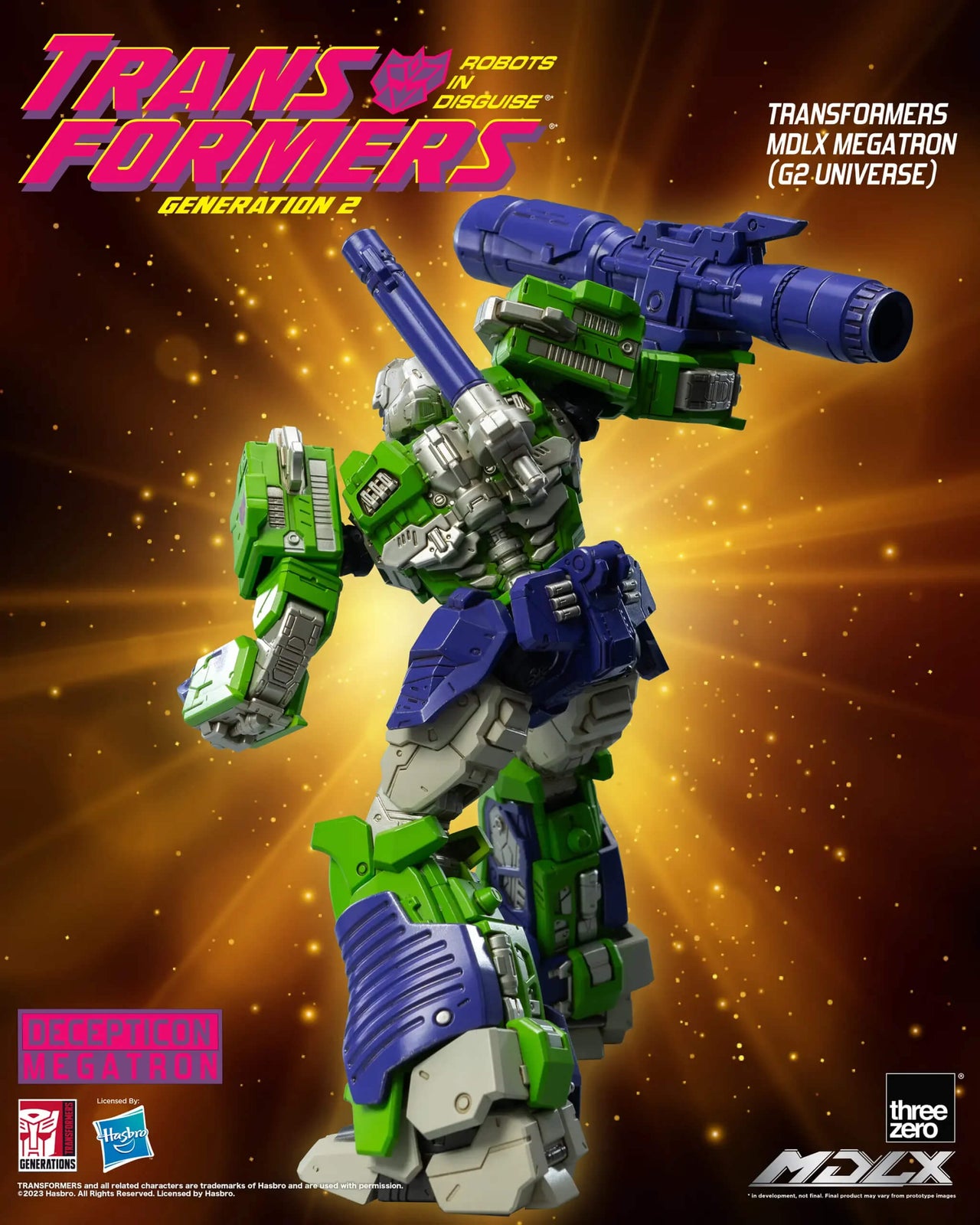 Threezero MDLX Action Figure - Transformers Megatron (G2 Universe)