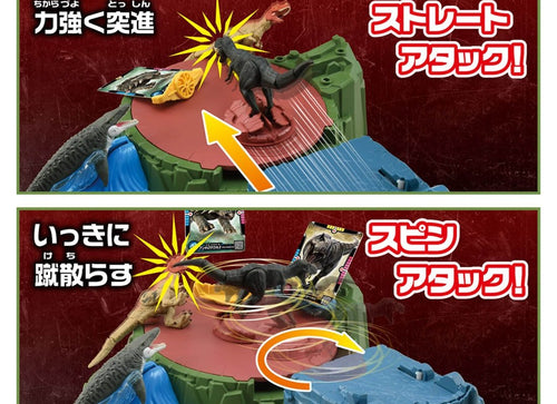 Load image into Gallery viewer, Takara Tomy Ania Jurassic World Dino Attack Battle Stage Set
