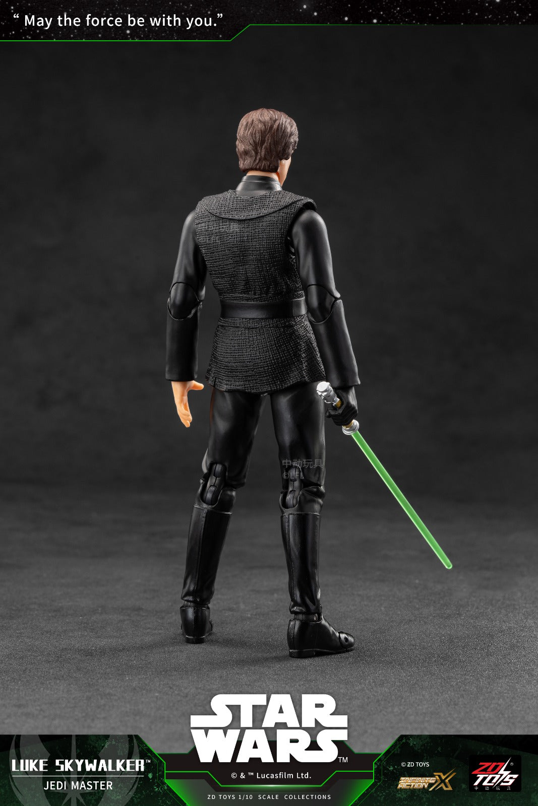 ZD Toys Star Wars Series 1/10 Star Wars Luke Skywalker Action Figures