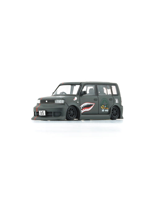 Load image into Gallery viewer, BMC 1/64 Toyota 2000 bB - Matte Green + P40 Tiger Pattern (RHD) LTD
