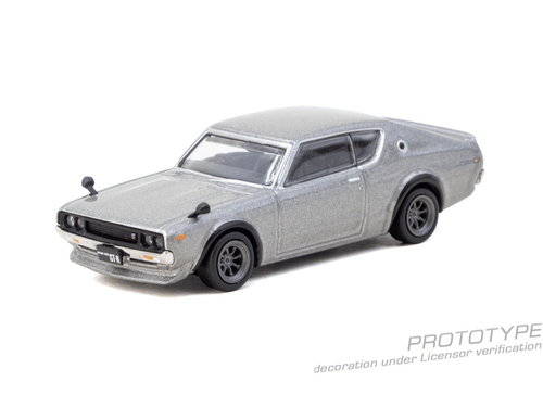 Load image into Gallery viewer, (Pre-order) Tarmac Works 1/64 Nissan Skyline 2000GT-R (KPGC110) Silver
