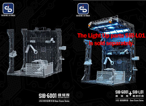 Load image into Gallery viewer, SCENE IN BOX SIB-6001 Maintenance Bay Diorama for Action Figures
