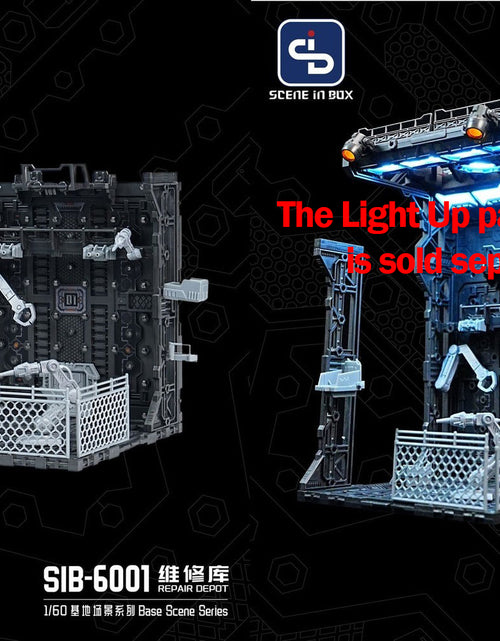 Load image into Gallery viewer, SCENE IN BOX SIB-6001 Maintenance Bay Diorama for Action Figures
