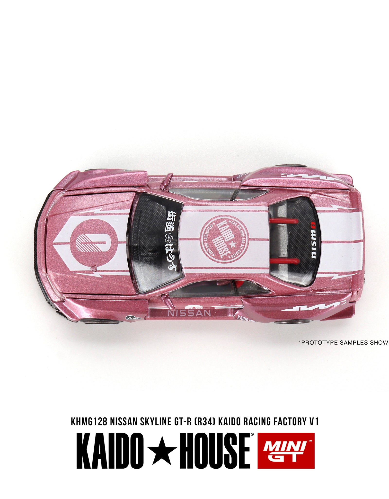 Mini GT x Kaido House 1/64 Nissan Skyline GT-R (R34) RACING FACTORY