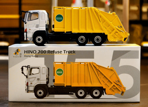 Load image into Gallery viewer, Tiny City 155 Die-cast 1/76 odel Car - HINO 700 Refuse Truck Model Car
