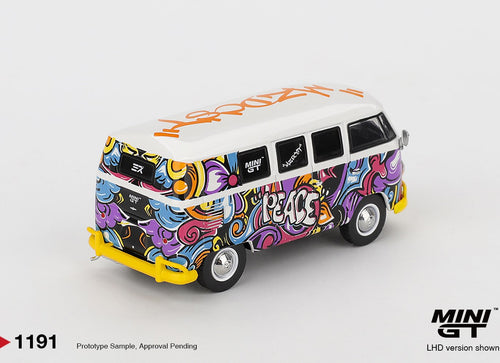 Load image into Gallery viewer, (Pre-order) MINI GT #1191 Volkswagen T1 Microbus Mizu Design LHD Diecast Model

