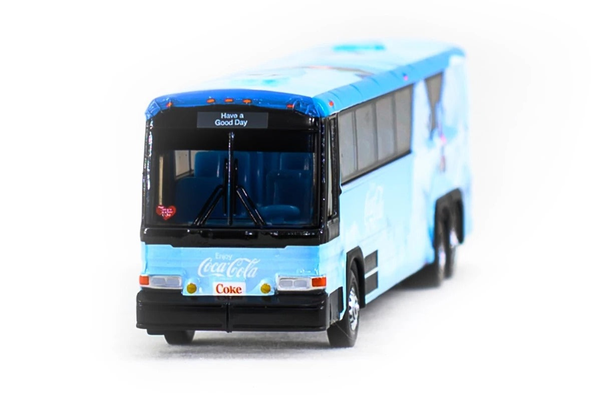 Tiny City Die-cast Model Car - 96A3 Single Deck Bus "COCA COLA Polar Bear"
