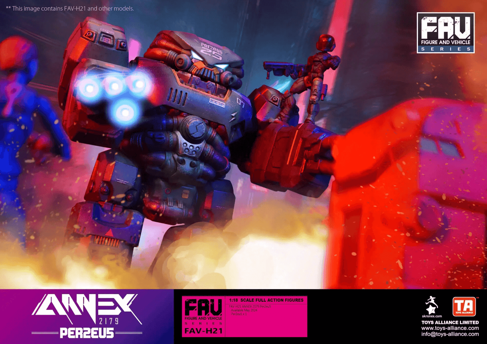 TOYS ALLIANCE ANNEX 2179 FAV-H21 Per2eu5 Action Figure Set