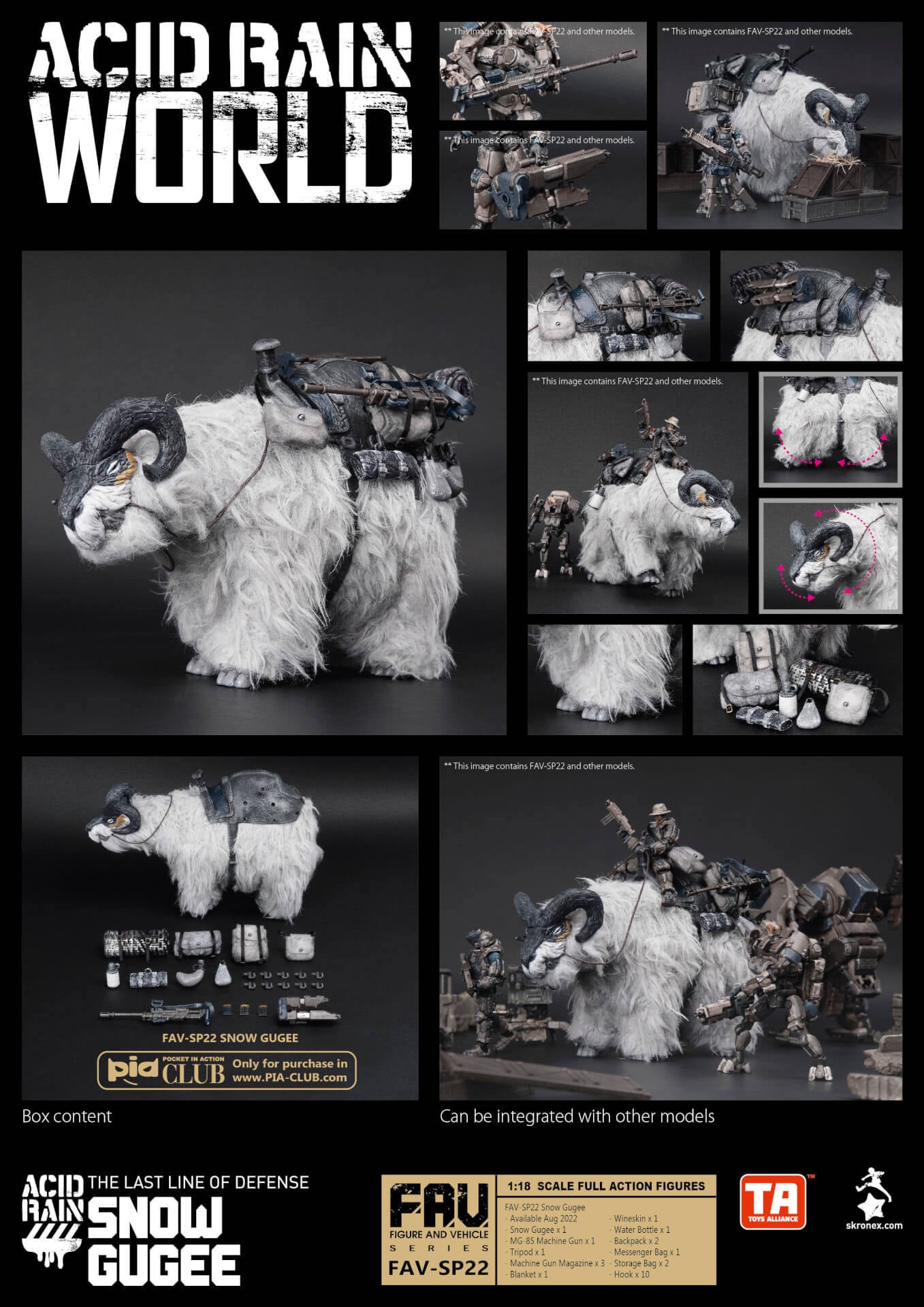 TOYS ALLIANCE x Acid Rain FAV-SP22 Snow Gugee (1:18 Action Figure)