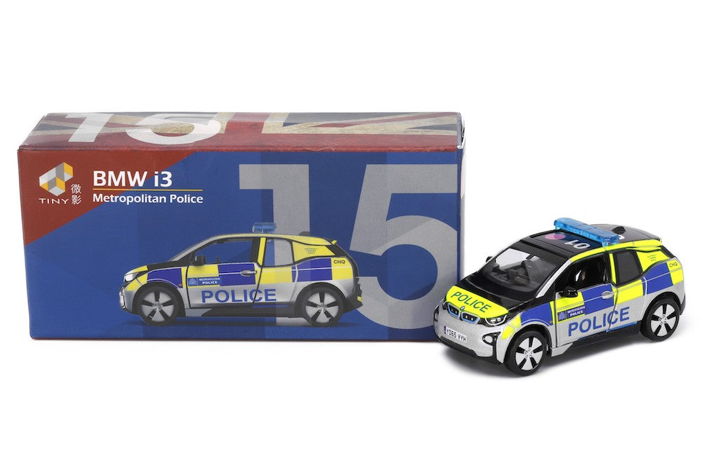 Tiny City UK15 Die-cast Model Car - BMW i3 UK London Police Patrol Car