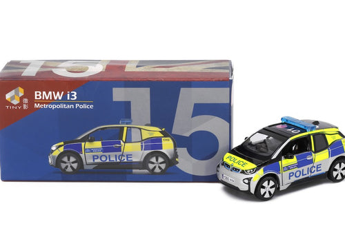 Load image into Gallery viewer, Tiny City UK15 Die-cast Model Car - BMW i3 UK London Police Patrol Car
